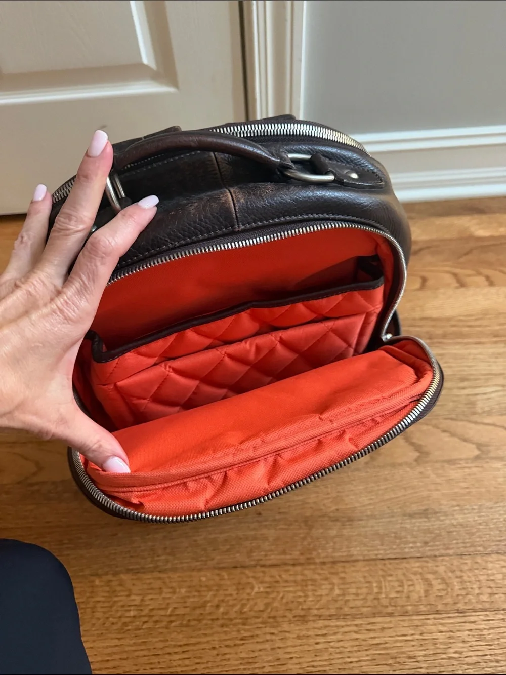 Martin Dingman Leather Backpack